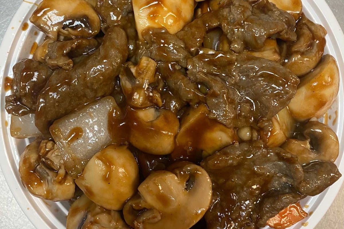 Pork or Beef with Mushrooms