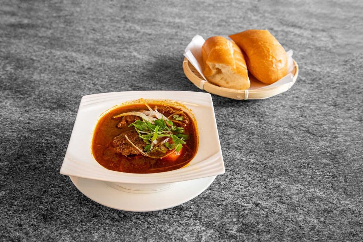 18. Vietnamese Beef Stew with Baguette