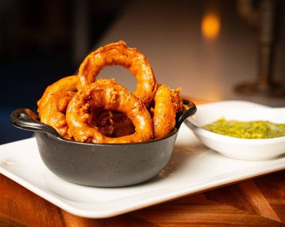 Onion Rings & Chimichurri Sauce