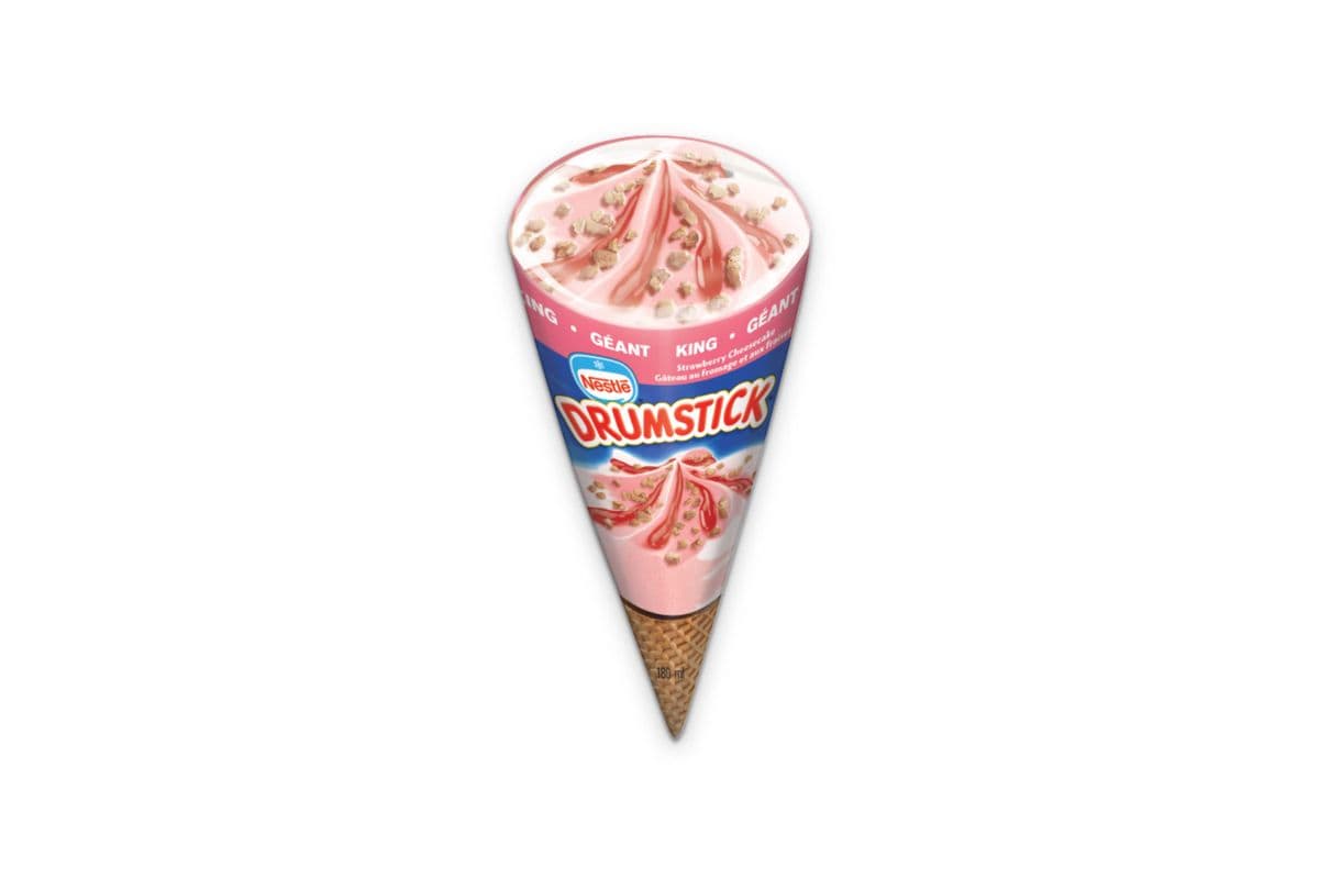 Nestle Drumstick King Strawberry Cheesecake (180 ml)