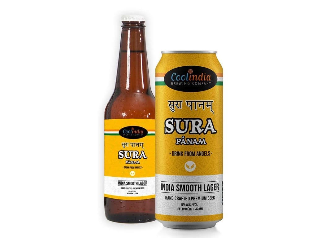 Sura Panam Indian Hand Crafted Beer, 463mL can beer (5% ABV)
