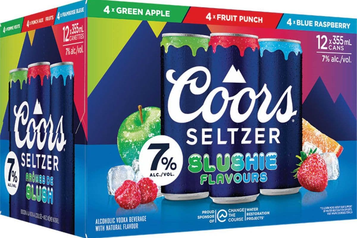 COORS SELTZER SLUSHI 7.0 (12 PACK) (12 x 355ML CAN)