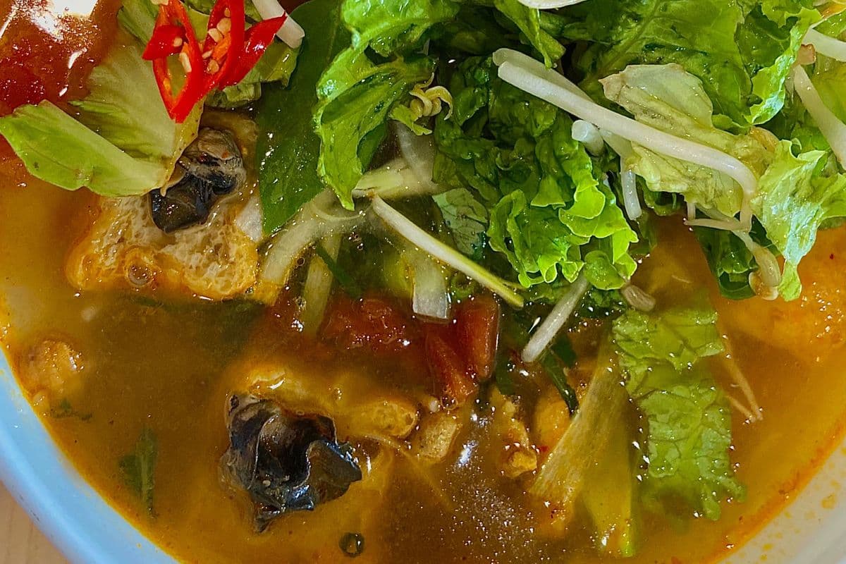 #.Crab Meat, Snails Vermicelli Soup-螺蟹粉湯-Bún Riêu Cua Ốc