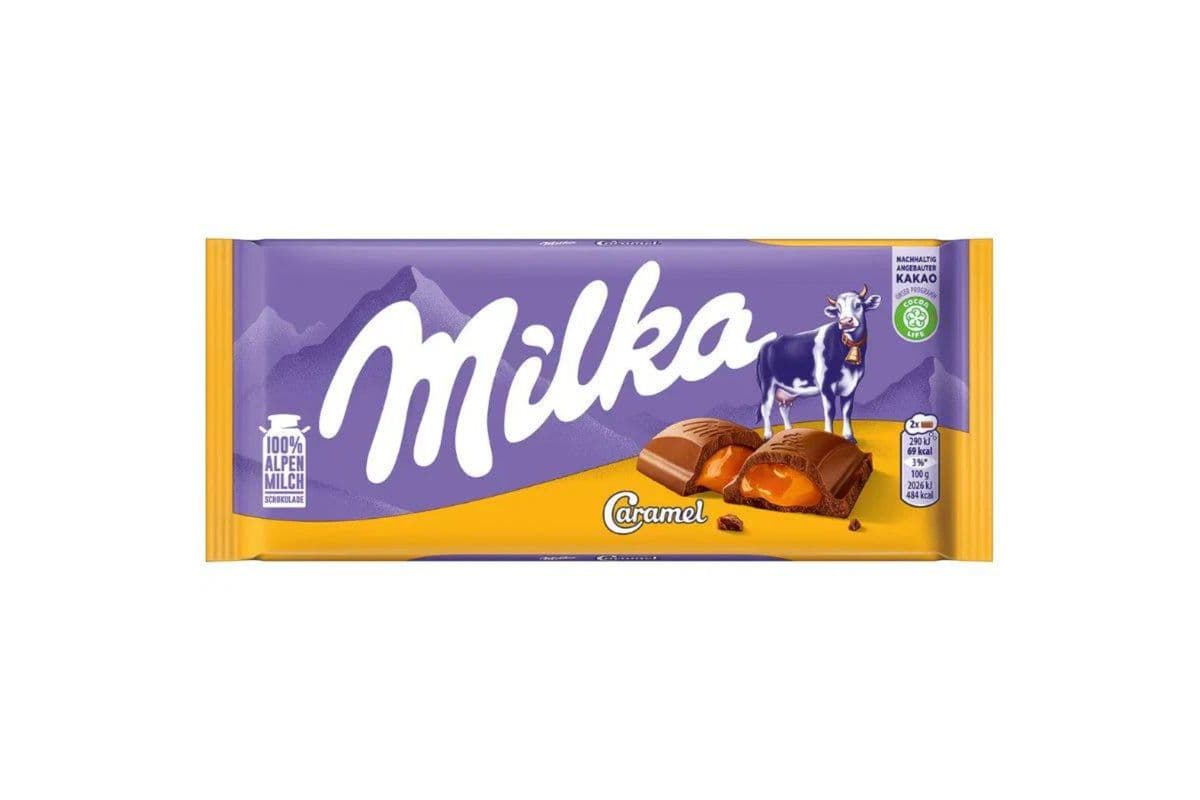 Milka Caramel Chocolate Bar (100 g)