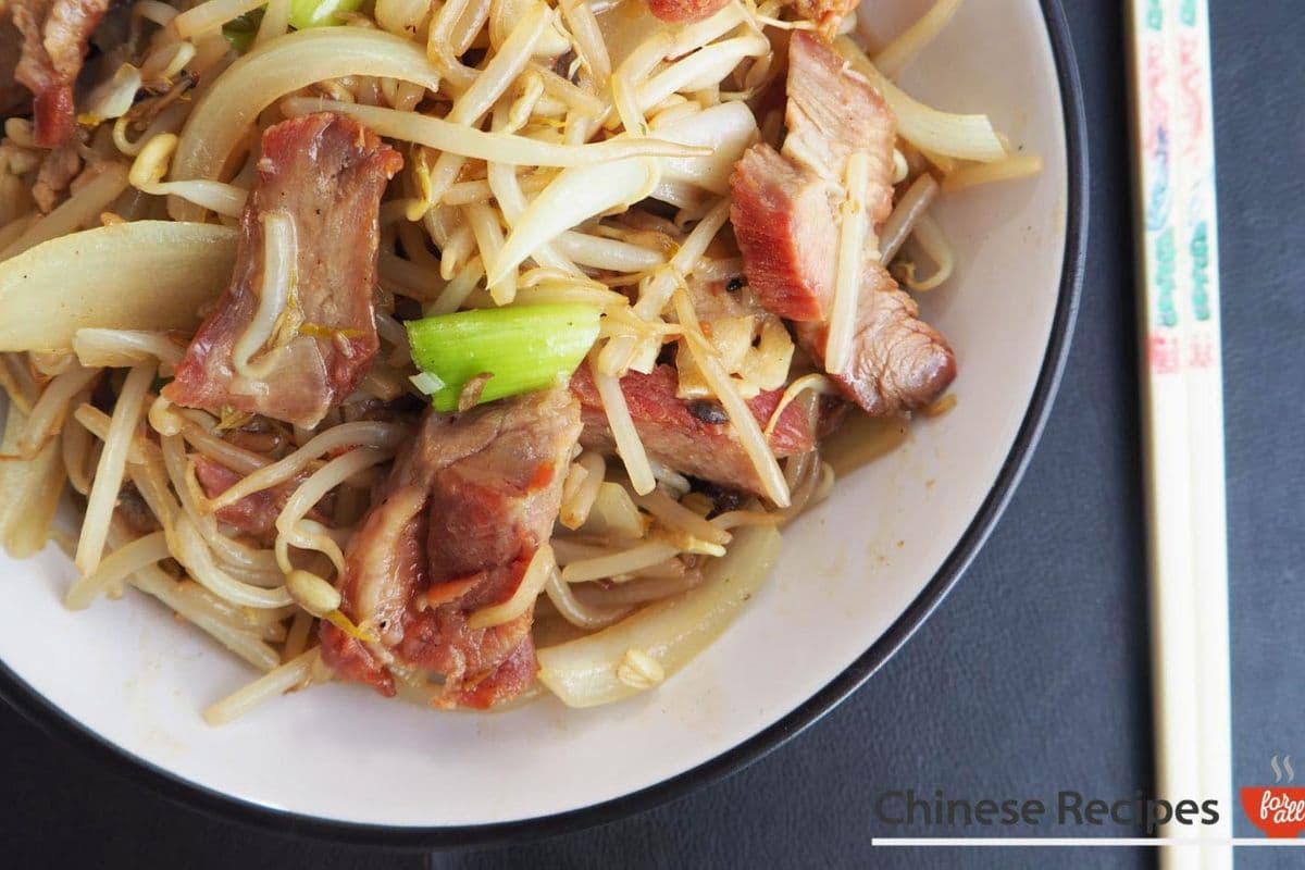 BBQ Pork Chop Suey (Bean Sprouts)叉烧豆芽