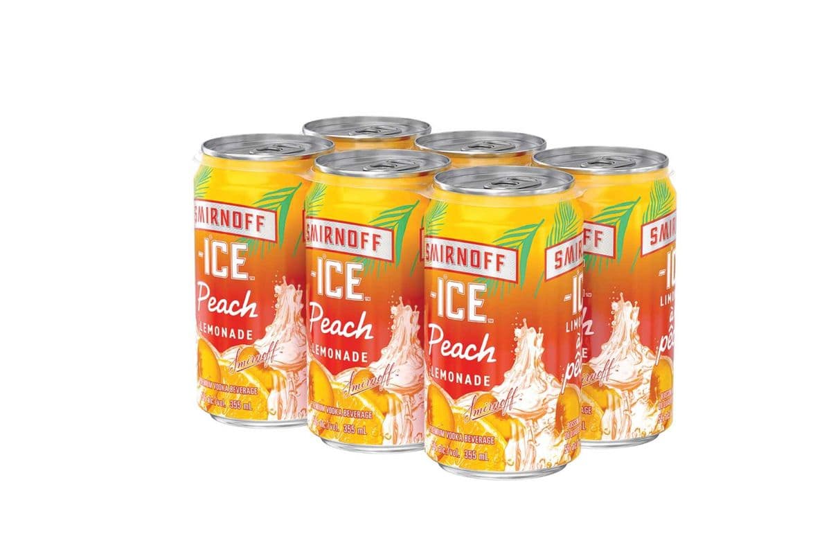 SMIRNOFF ICE PEACH LEMONADE (6 x 355ml)