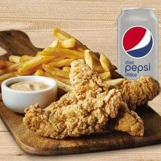 Combo Valeur Solo - Filets de poulet croustillants / Crispy Chicken Fingers - Solo Value Combo