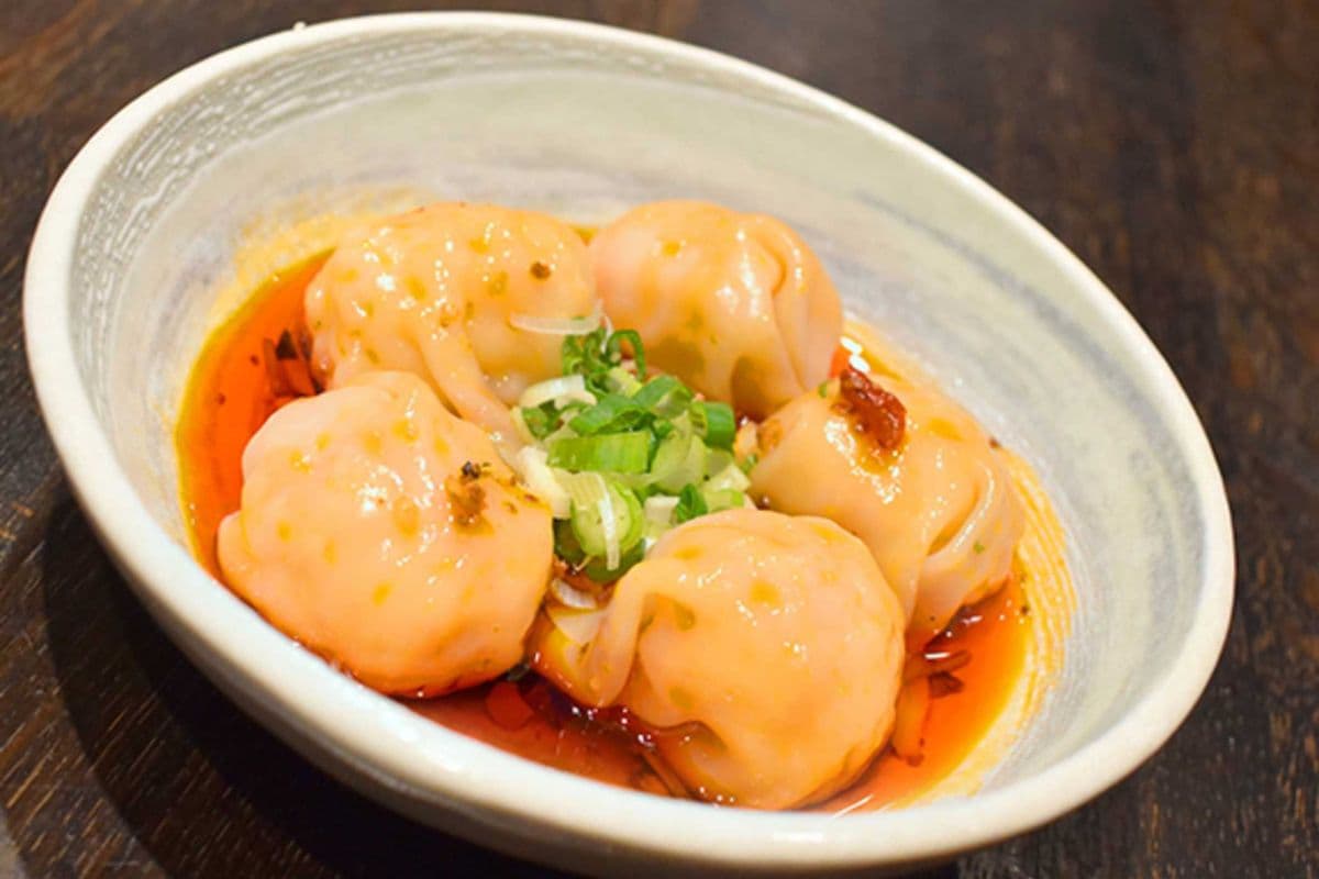 Shrimp Wontons in Chili Oil 紅油炒手