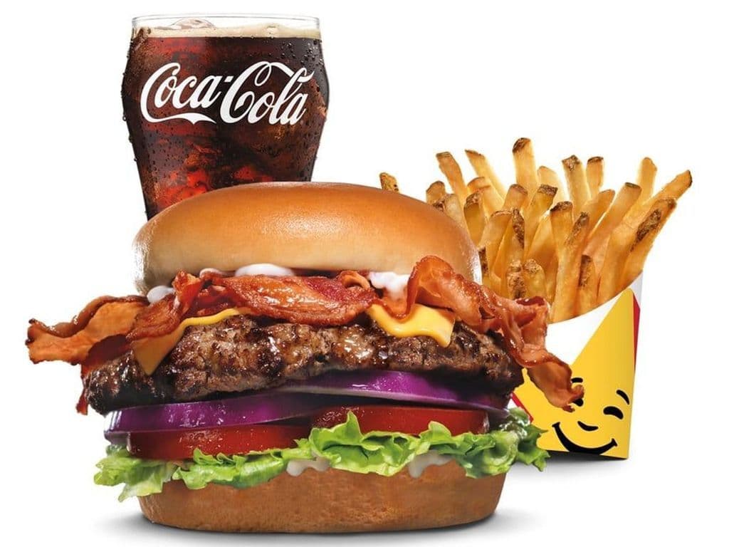 Super Bacon Big Angus Burger Combo