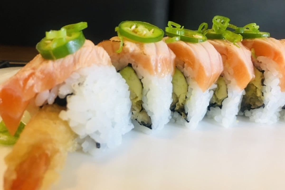 Flaming Salmon Roll