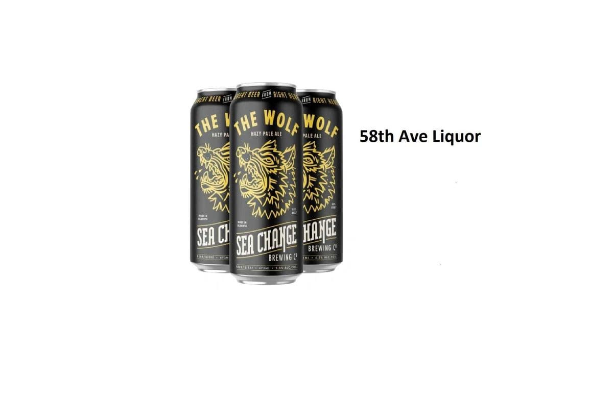 SEA CHANGE BREWING THE WOLF HAZY 4 CANS (1 x 4x473ML)