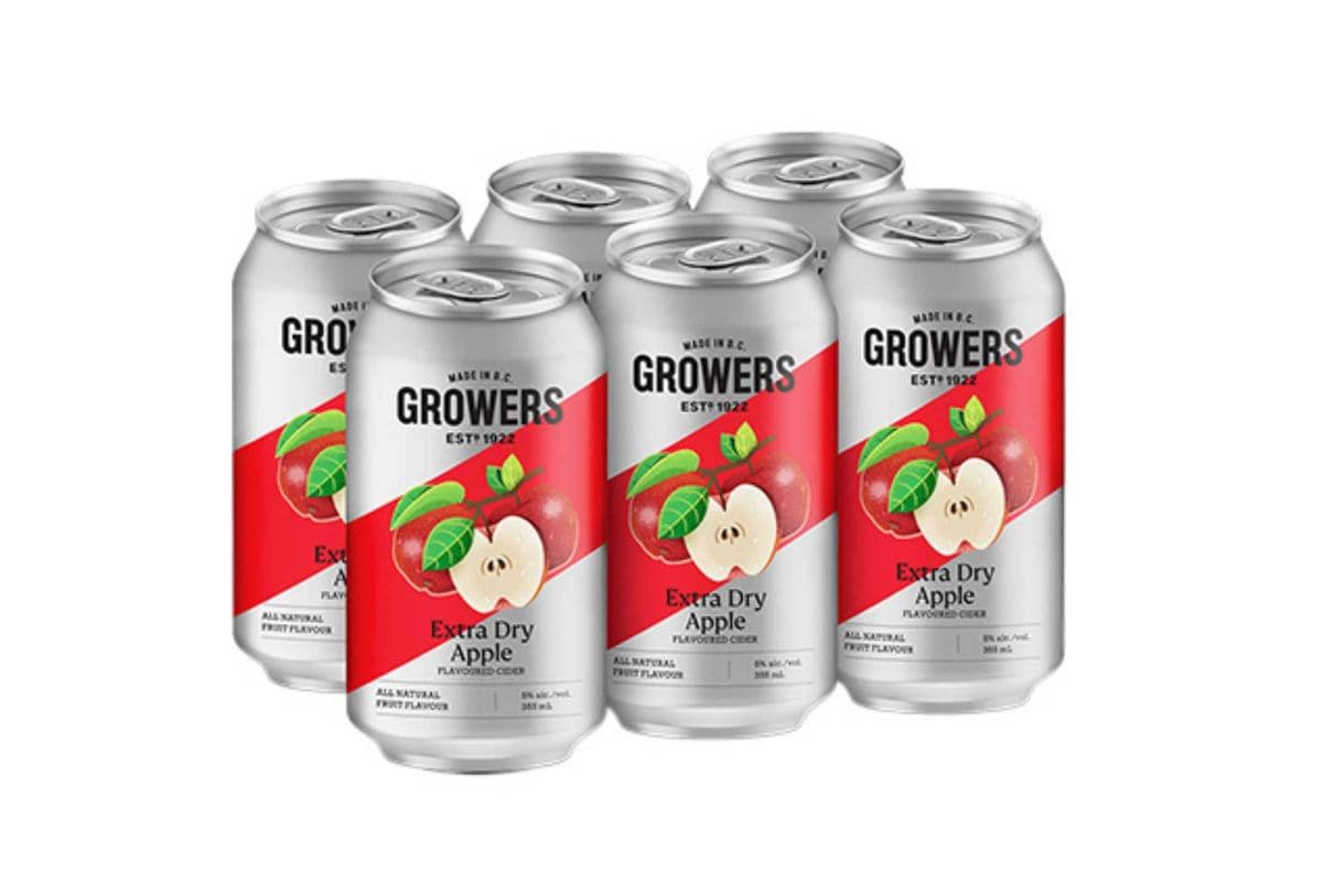 Growers Extra Dry Apple (6 x 355ml)