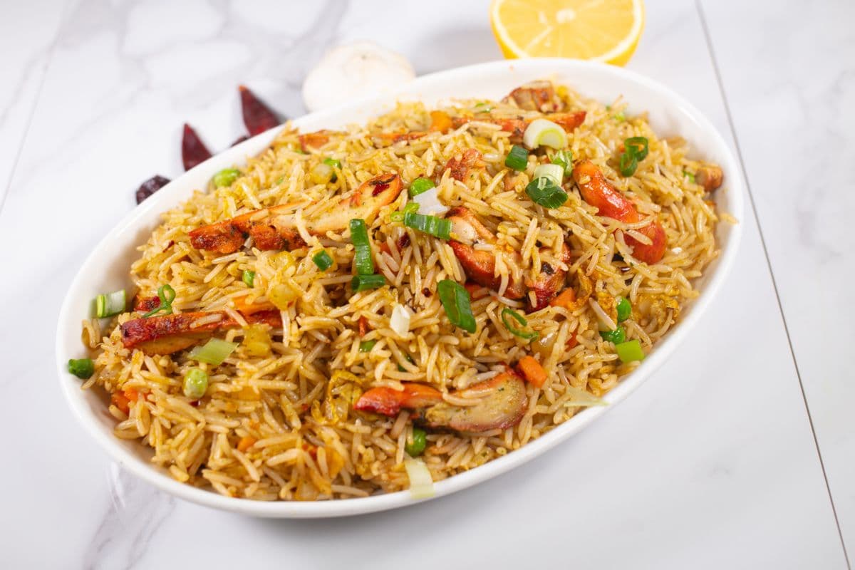 Tandoori Chicken Fried Rice