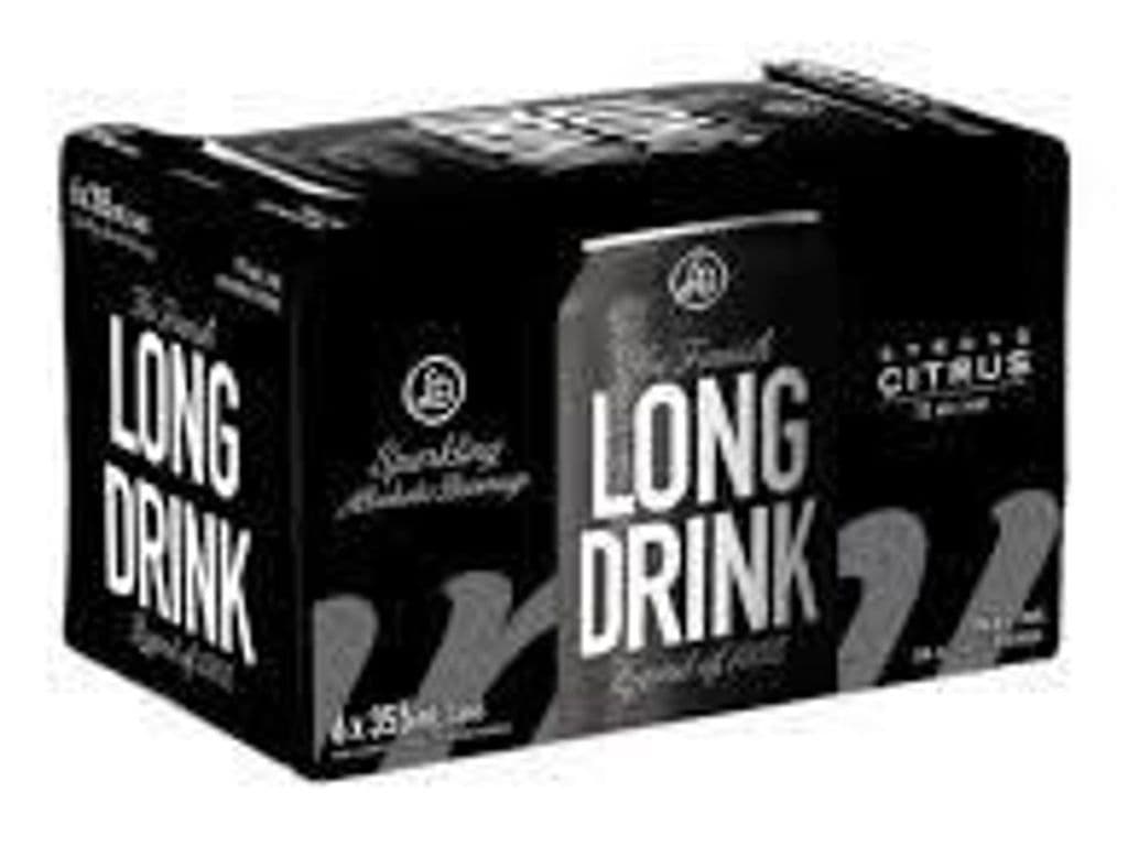 LONG DRINK Strong Citrus, 6 x 355ml
