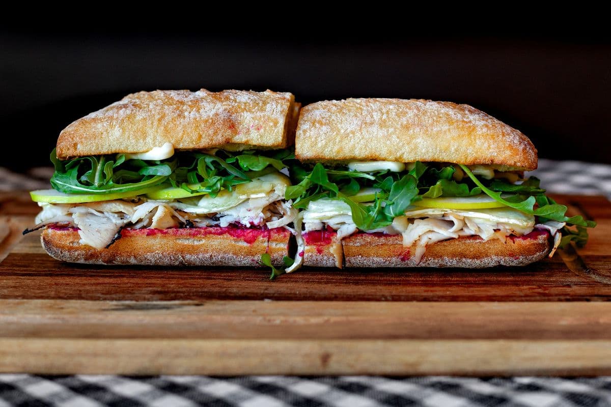 Cran and Brie Sandwich