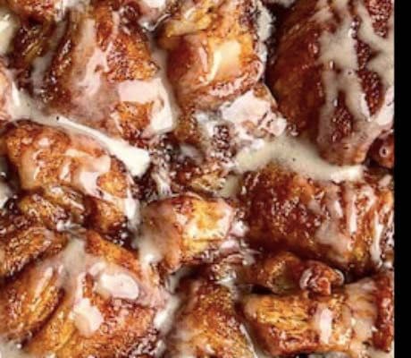 Cinnamon Roll Slices in Cup