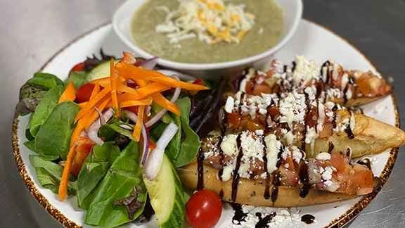 Soup with Bruchetta
