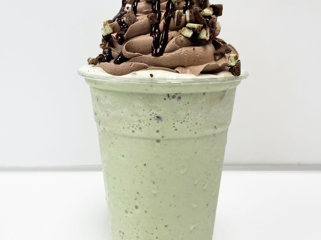 Mint Chocolate Chip Milkshake