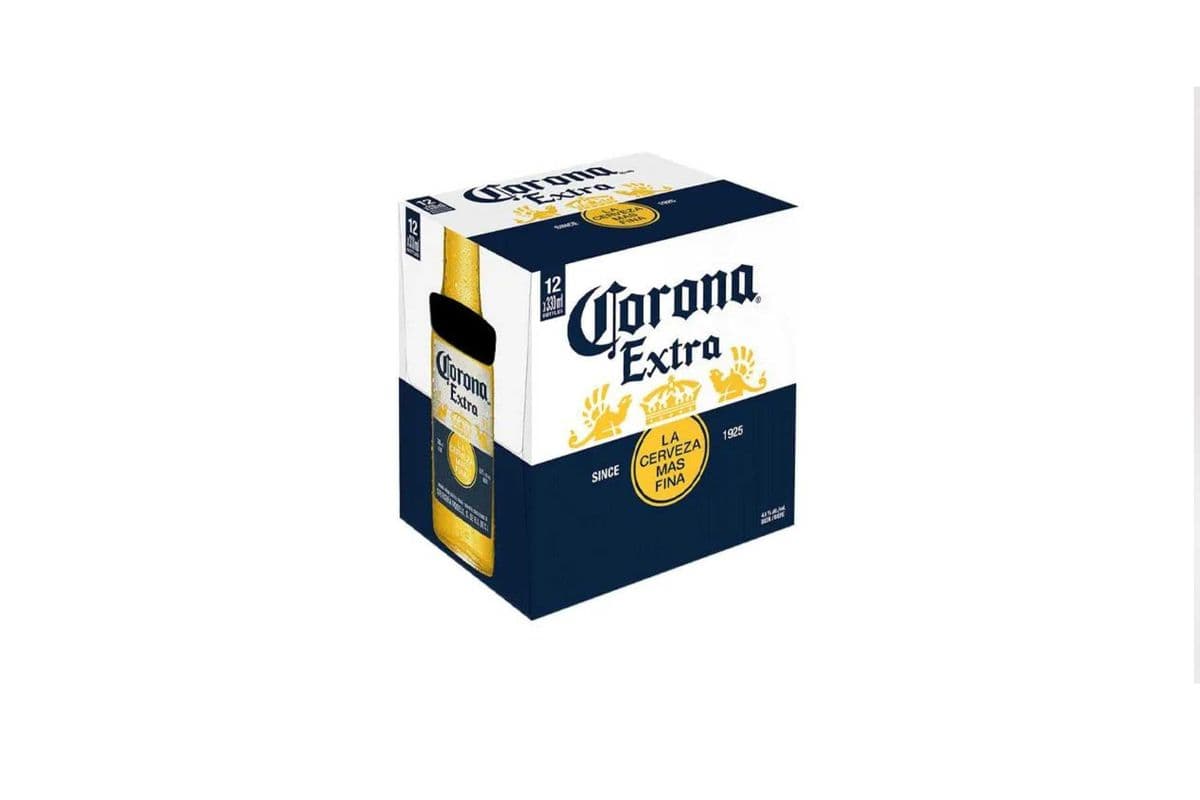 Corona Extra Mexican Pale Lager (12 Bottles) (1 x 12x330ml)