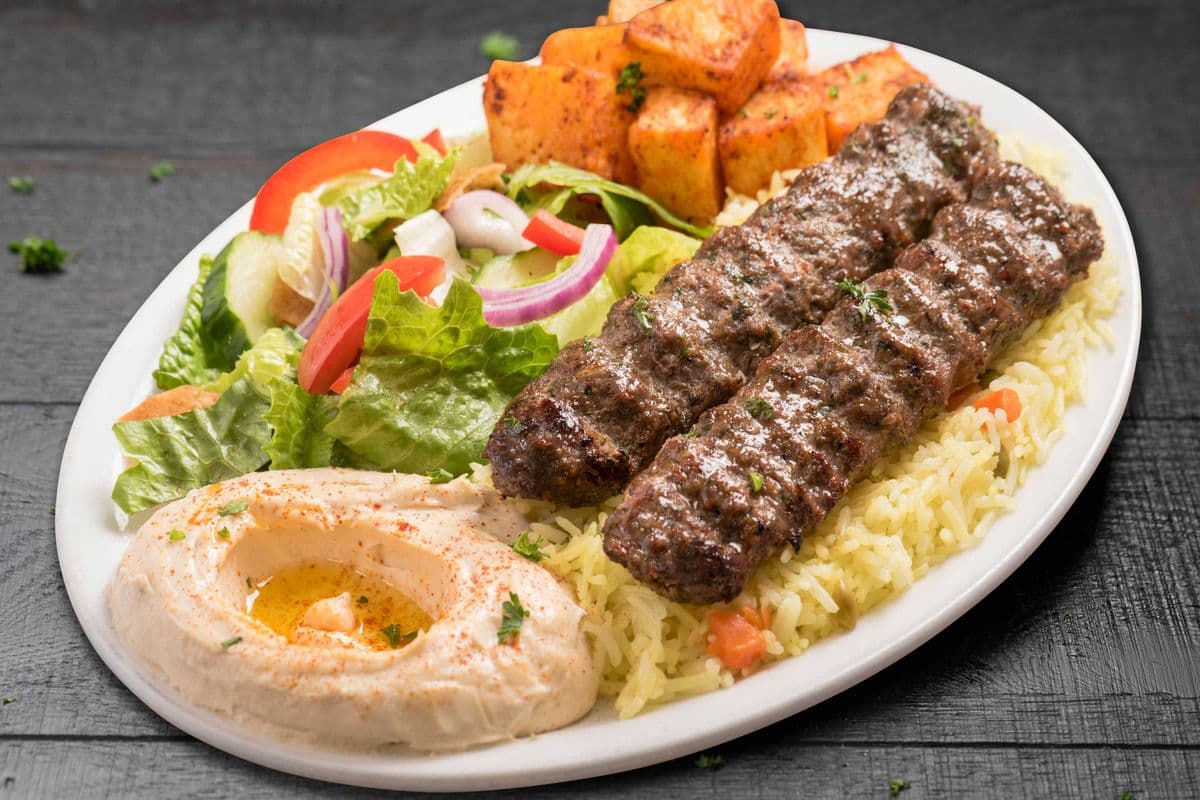 Beef Kabab Plate