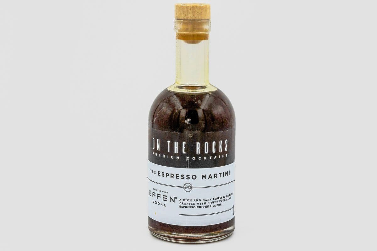 On The Rocks Effen Espresso Martini (1 x 375 ml)