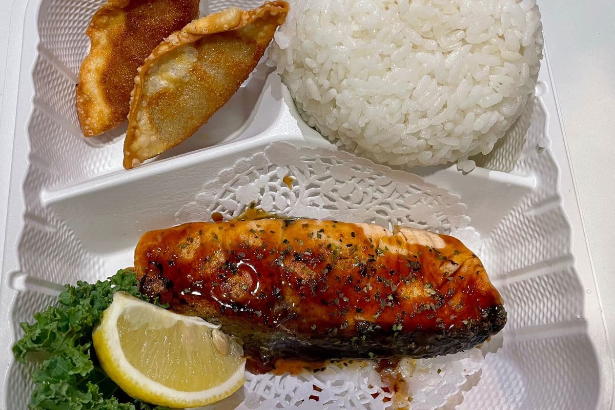 Salmon Teriyaki Combo