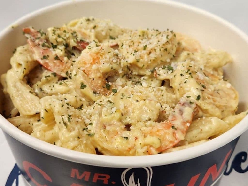 Pâtes aux crevettes / Pasta with shrimp