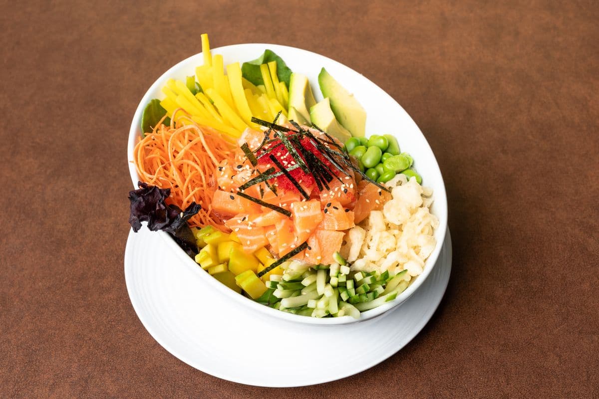 P1. Poke bowl saumon / Salmon Poke Bowl