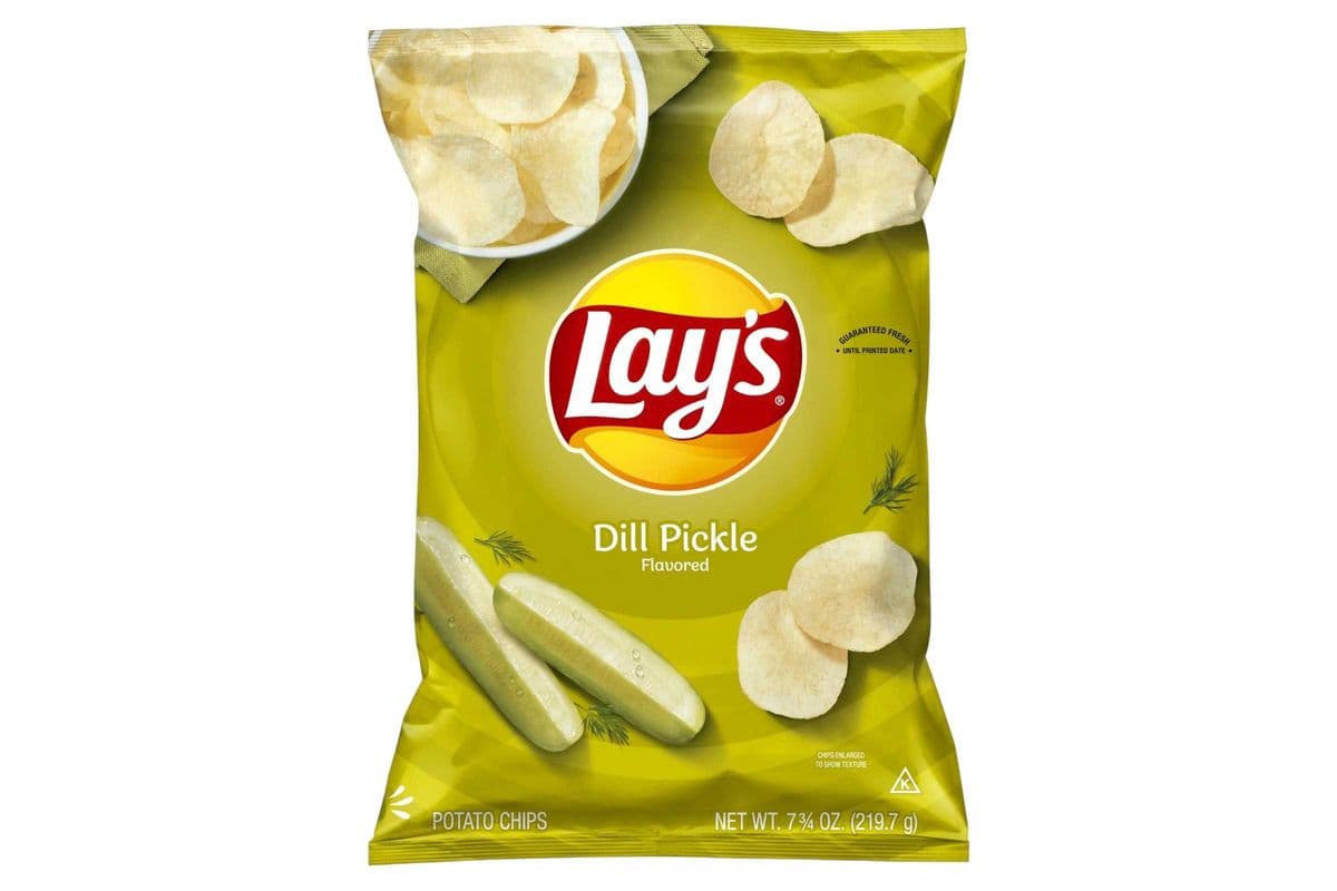 Lays Dill Pickle (220gm) (270 Cal)