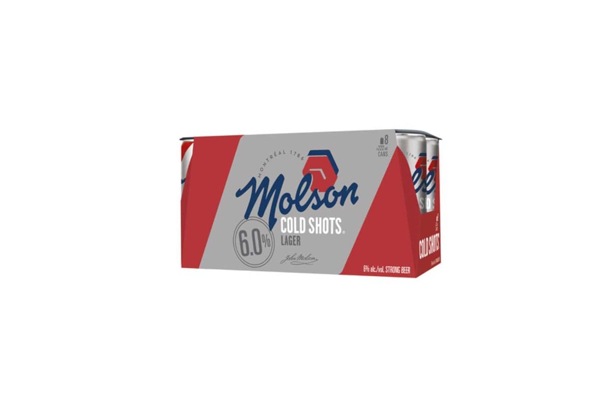 Molson Canadian Cold Shots (8 x 222ml)