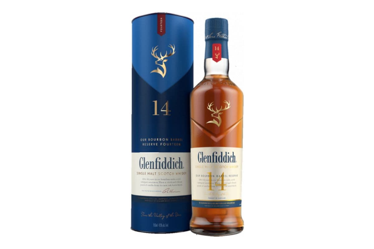 Glenfiddich 14 Years Bourbon Barrelscotch (750 ml Bottle) (1 x 750ML)