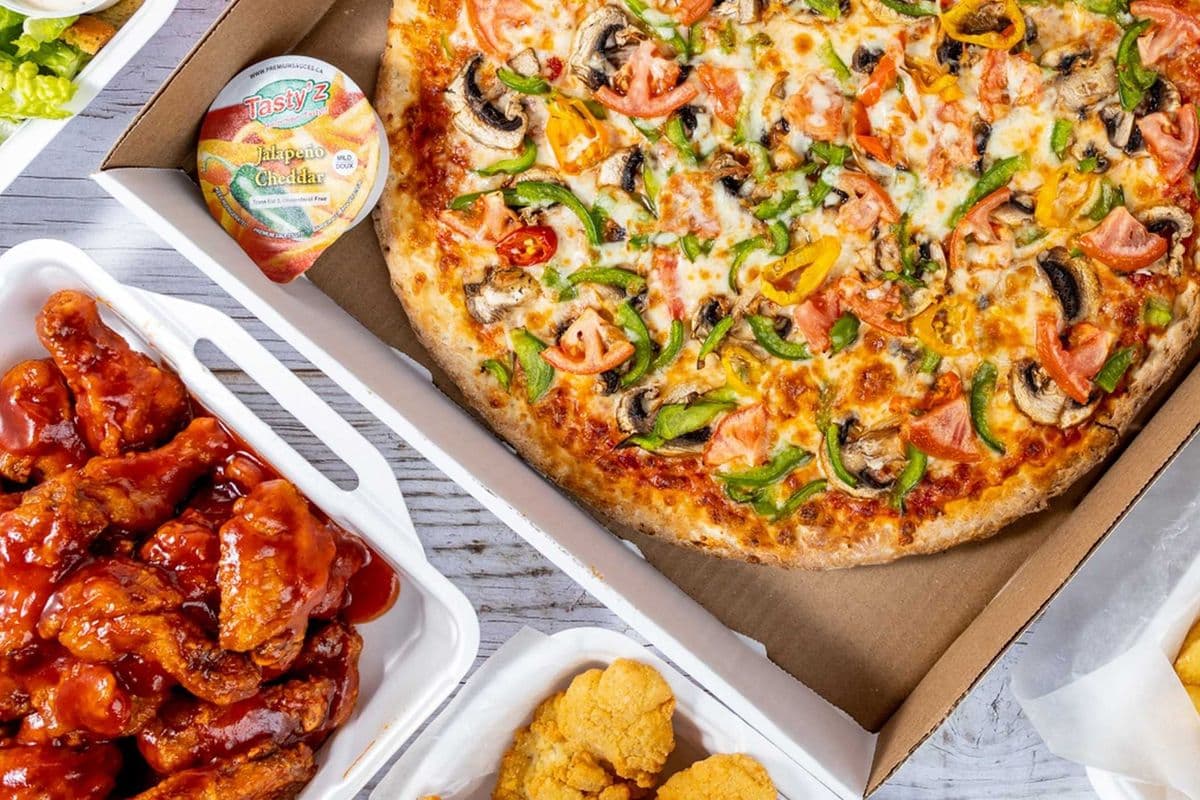 3 for 2 Pizza and Wings Combo #3