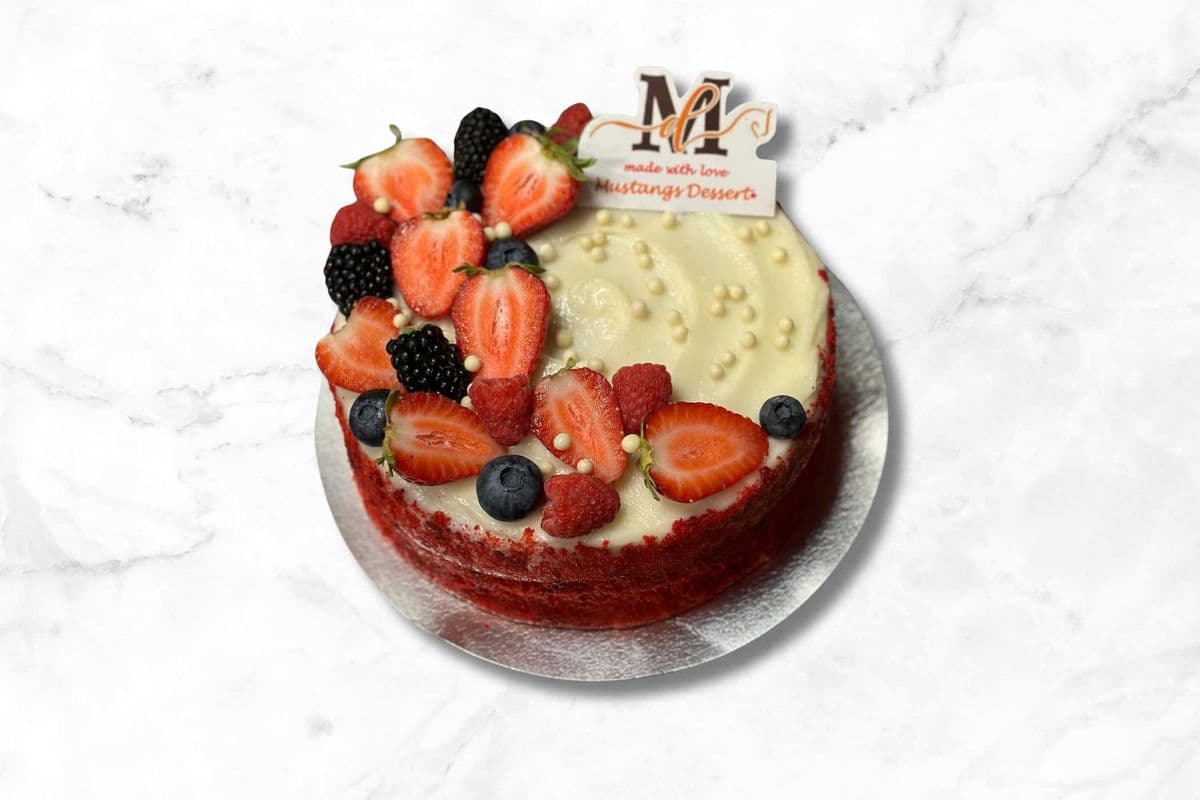 Sweet Surprise Red Velvet Cake