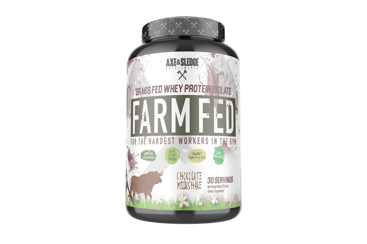 Axe and Sledge Farm Fed Chocolate Milkshake Protein Powder (840 g)