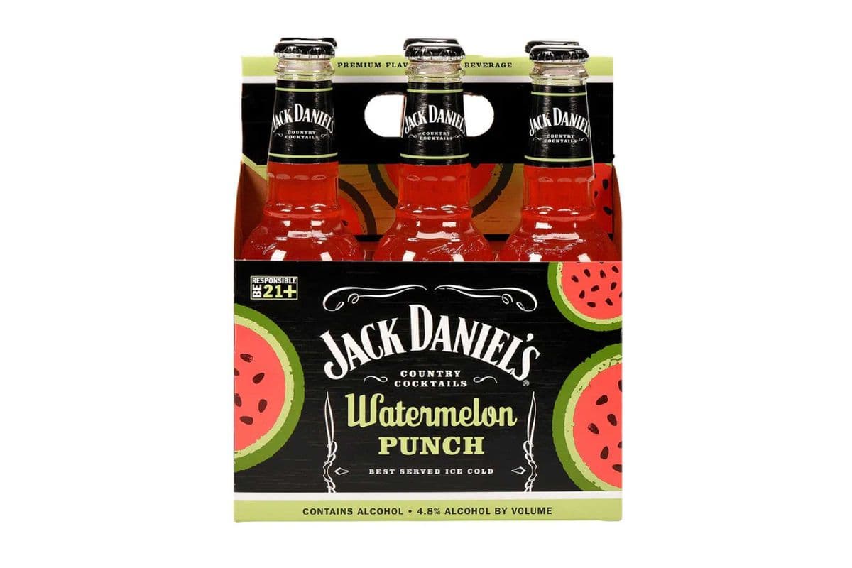 Jack Daniels Country Cocktails Watermelon Punch(6 Pack) (6 x 6x355ml)
