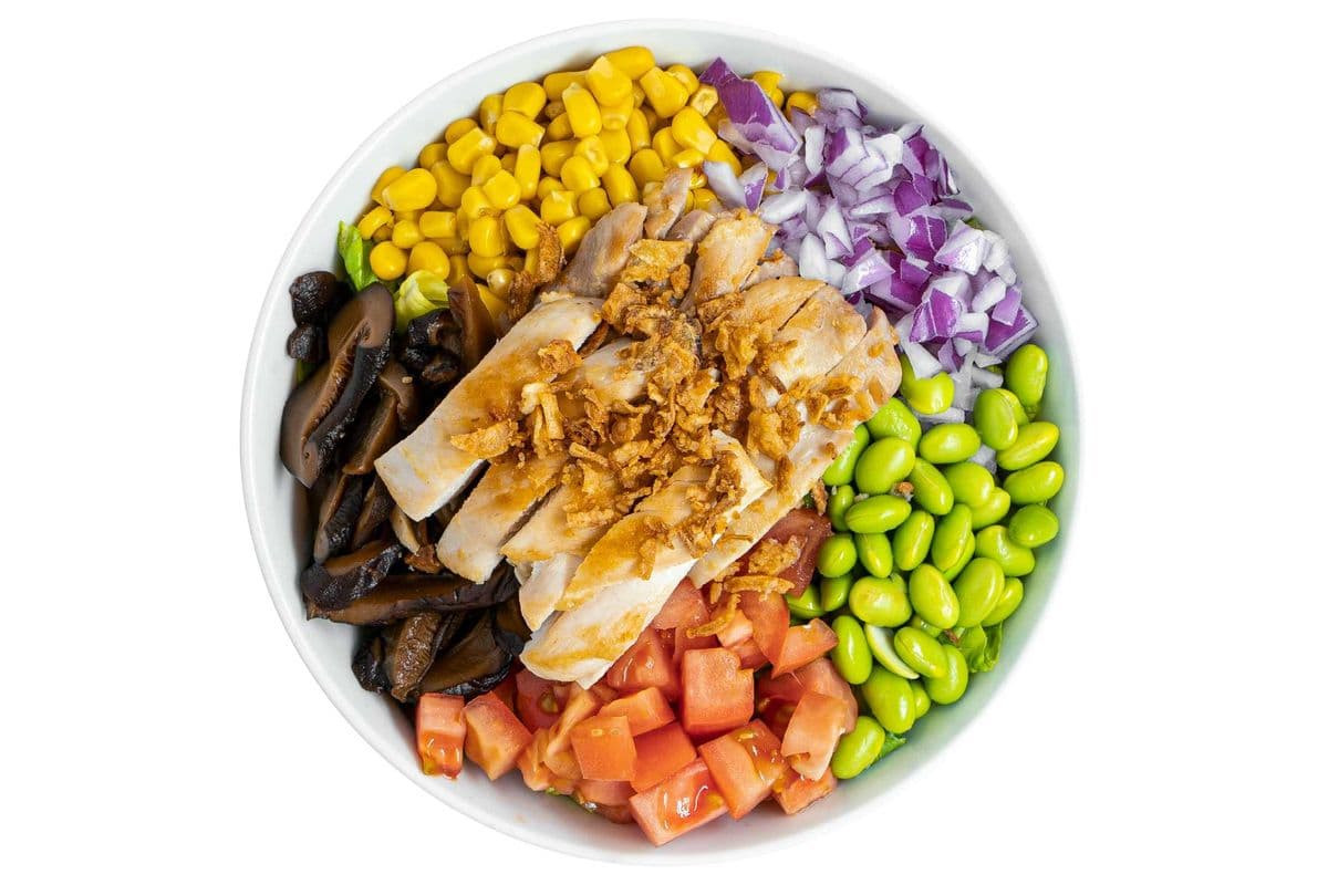 Teriyaki Chicken Poke Bowl