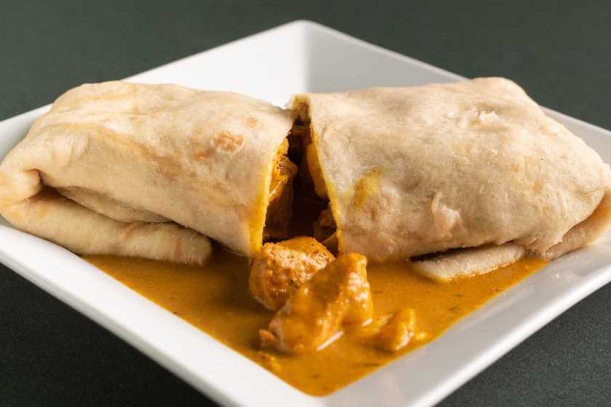 Boneless Curry Chicken Roti