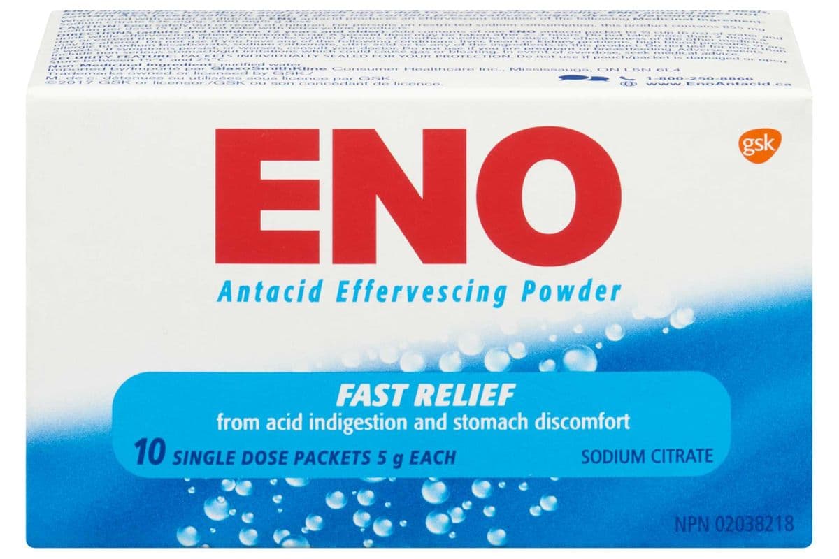 Eno Fast Relief - 10 Single Dose Packets
