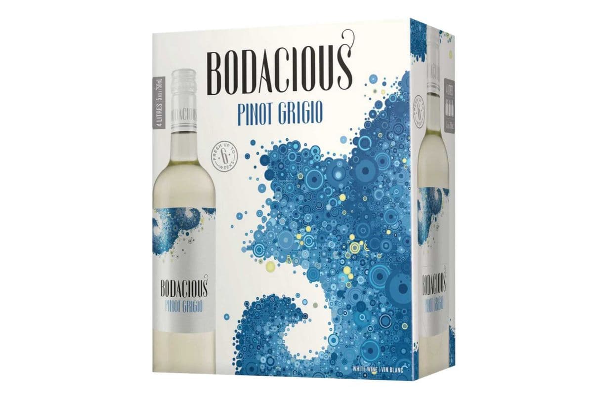 Bodacious Pinot Grigio-4L (1 x 4L)