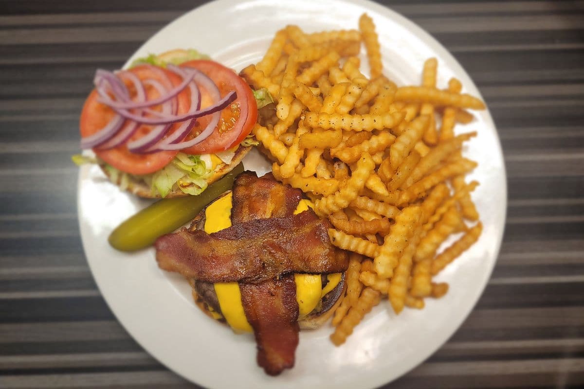 Double Bacon Chuck Burger