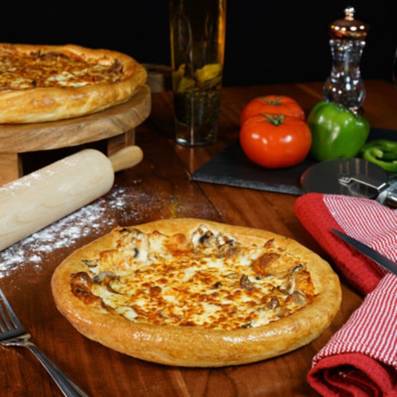 Familiale pizza champignons / Familiale pizza champignons