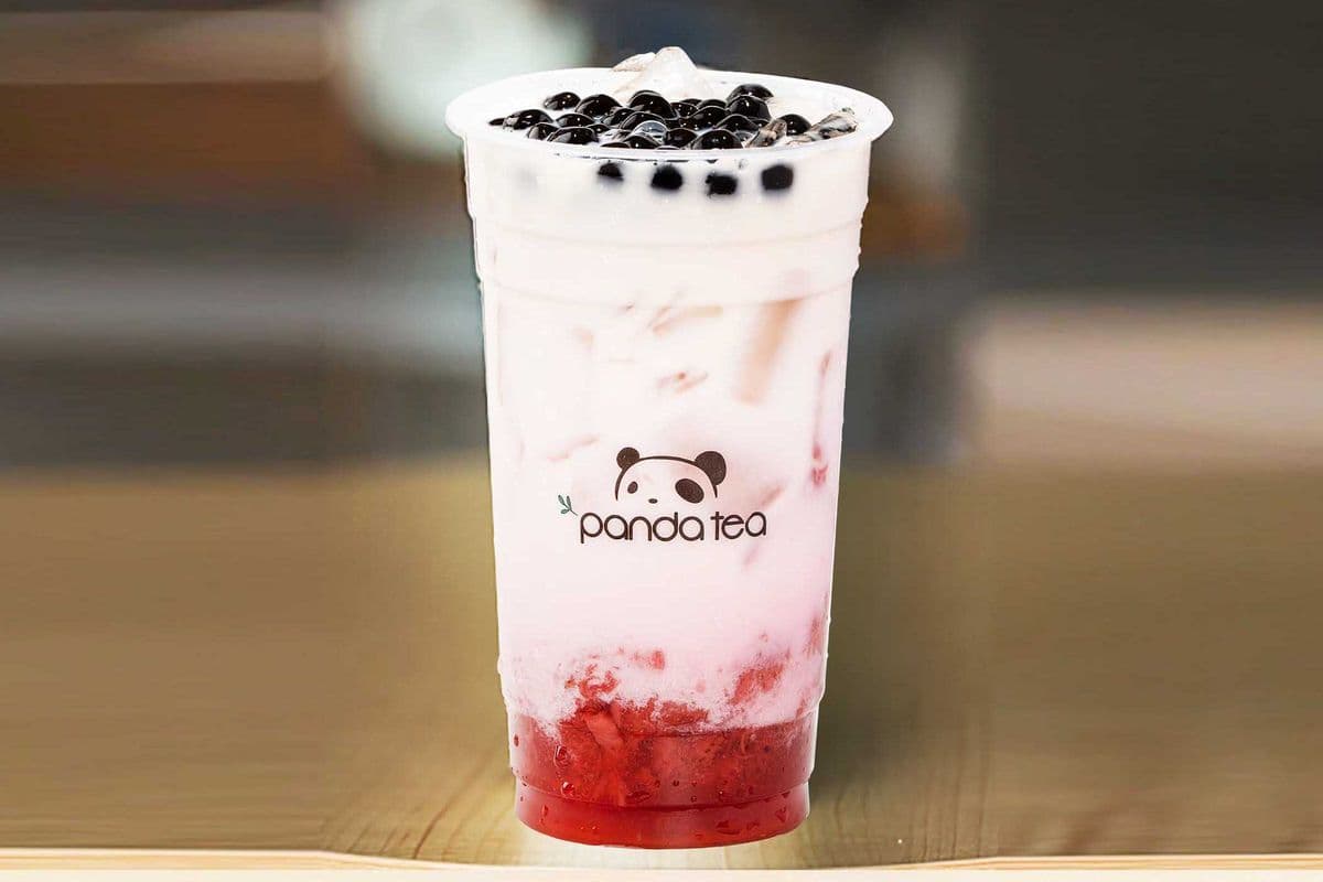 Strawberry Bubble Latte 草莓珍珠拿鐵