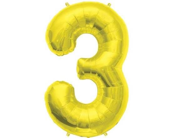 34" Gold Foil Balloon #3