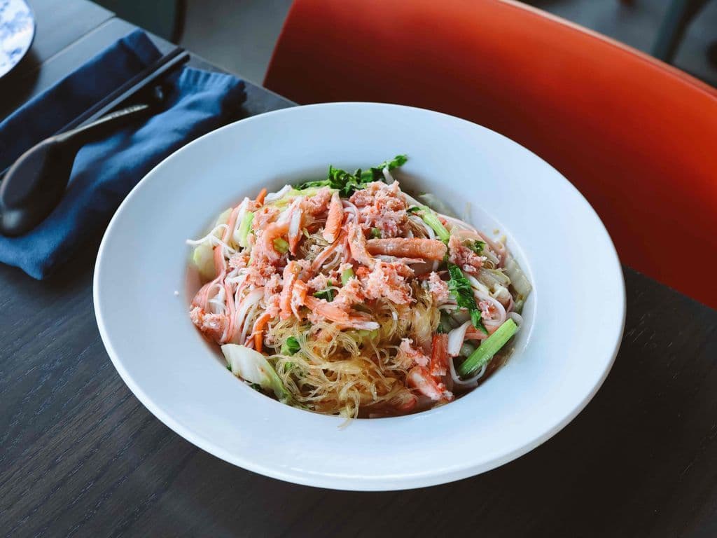 S19A - Stir-Fried Glass Noodles with Snow Crab (Miến Xào Cua)