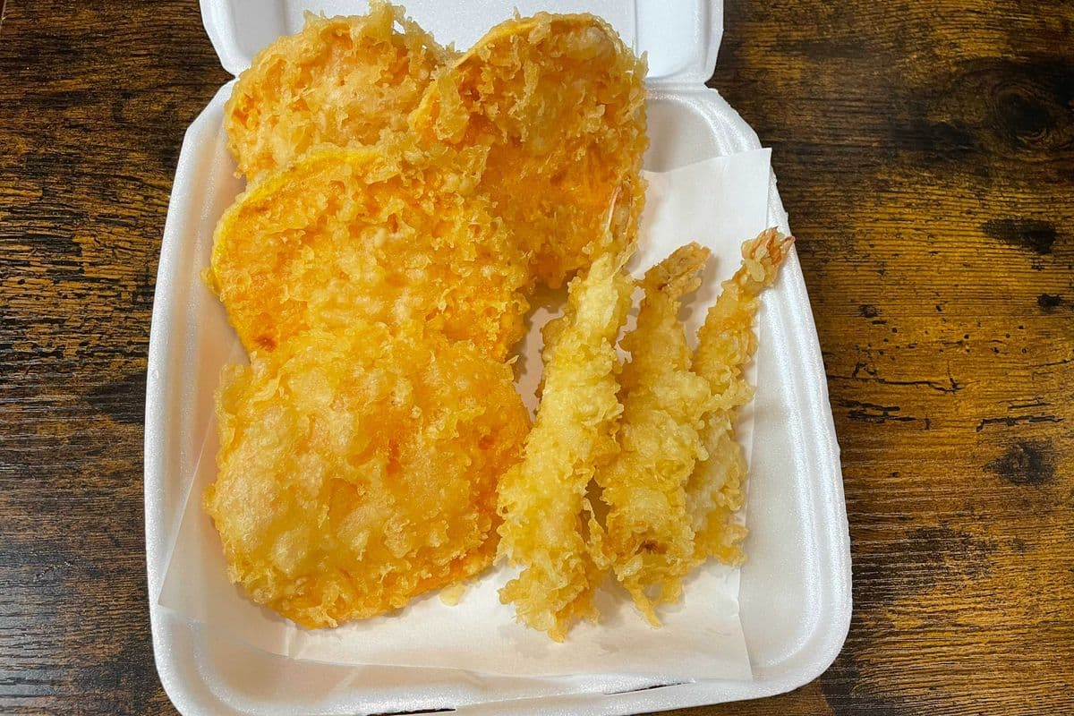 Prawn and Yam Tempura