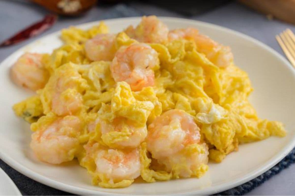 Shrimp with Scrambled Egg