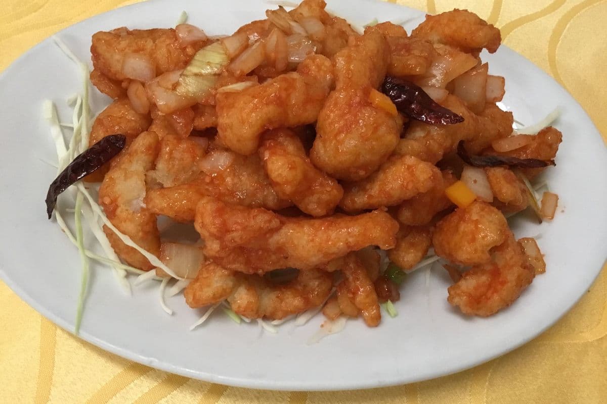 Deep Fried Fish with Spicy Sauce
