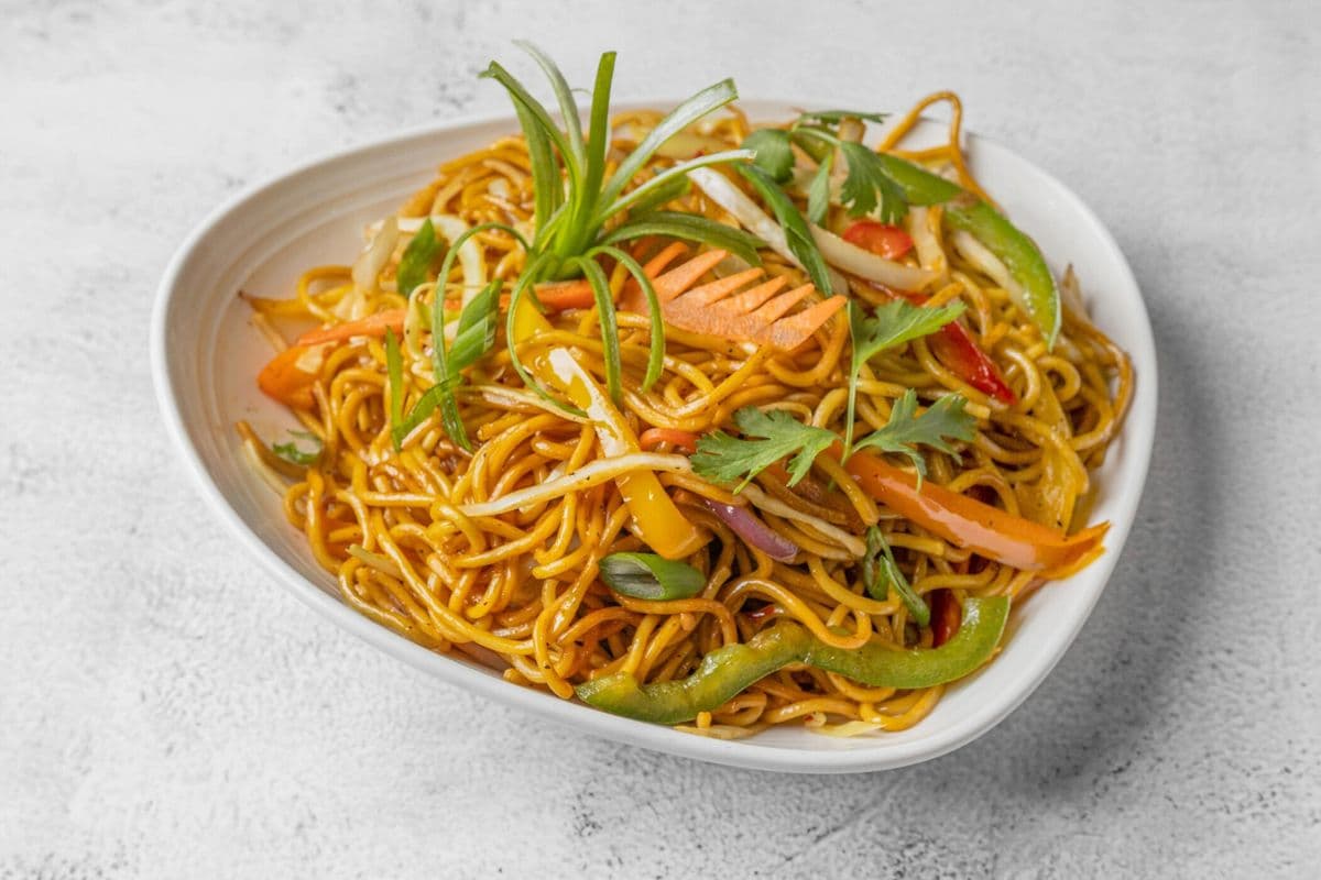 Vegetable Hakka Noodles