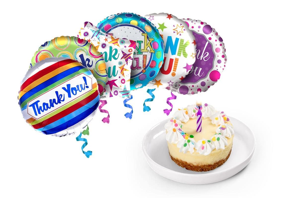 Create Your Own Balloon Bouquet (6) w/ Bakeshop Treat