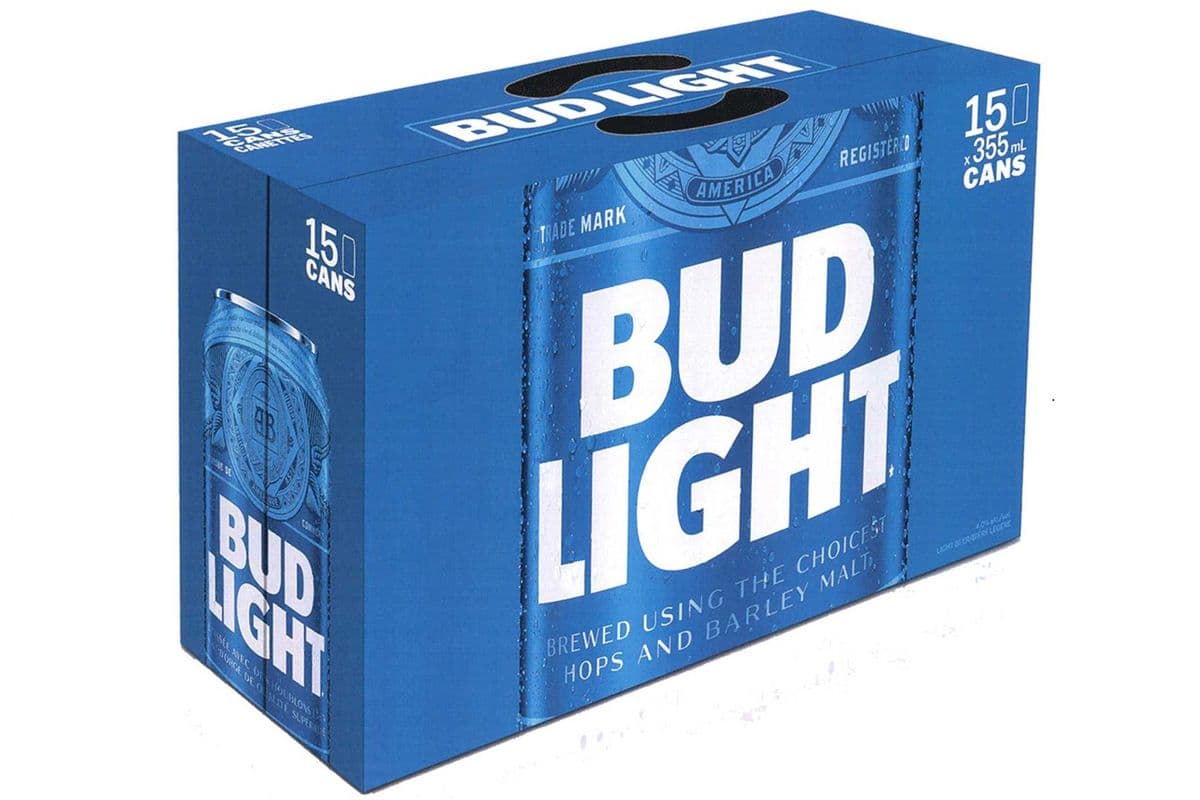 BUD LIGHT 15 CANS (1 x 15 CAN)